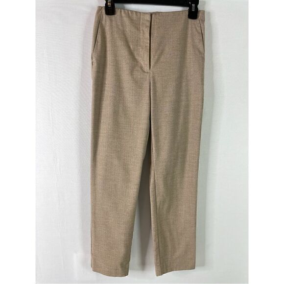 LOFT Herringbone High Waist Slim Pants (Oatmeal Melange) - 0 - Picture 3 of 12